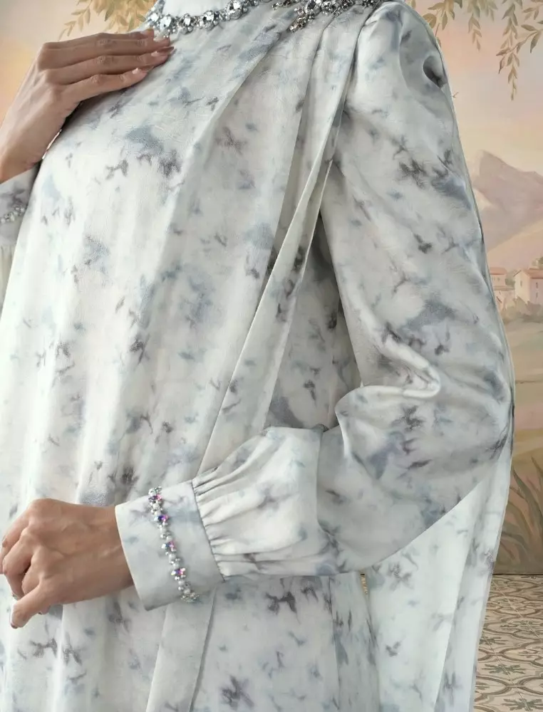 Arshera Dress | Dress Wanita  | Bahan Printed Silk