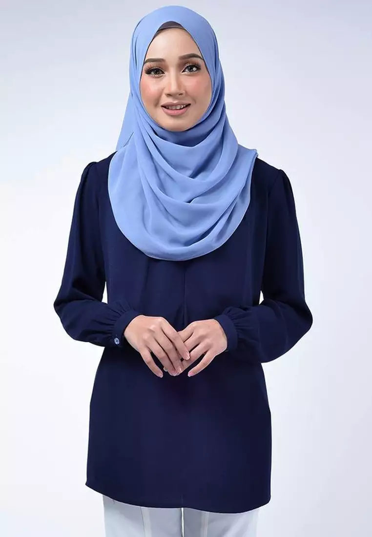 Lydia Blouse in Dark Blue