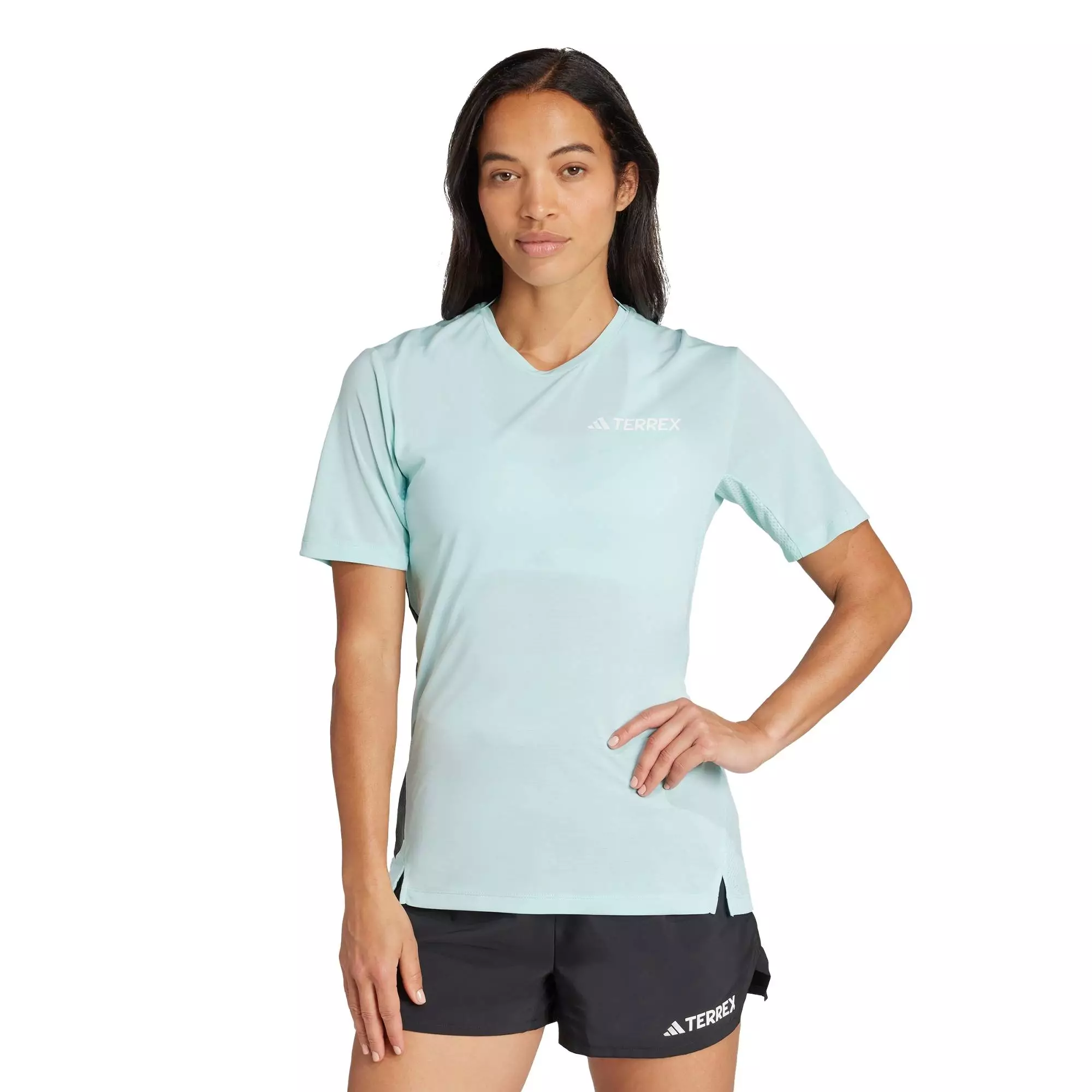 Hiking Terrex Xperior Climacool+ Tee Women Turquoise JN3878