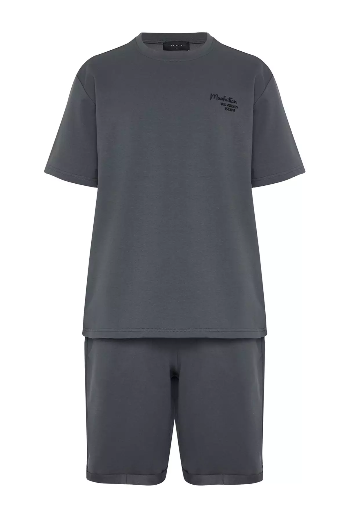 Oversize/Wide Cut City Embroidered Tracksuit Set