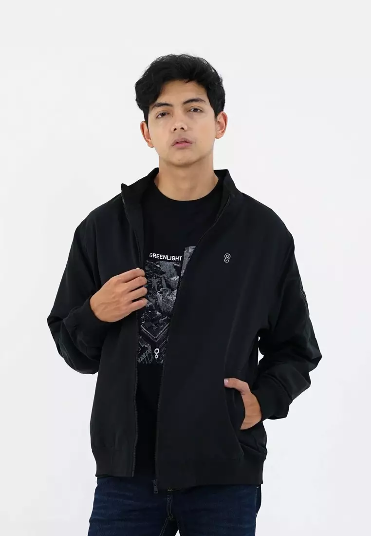 Greenlight Men's High Collar Jacket Regular Fit Parachute Cipher C091124