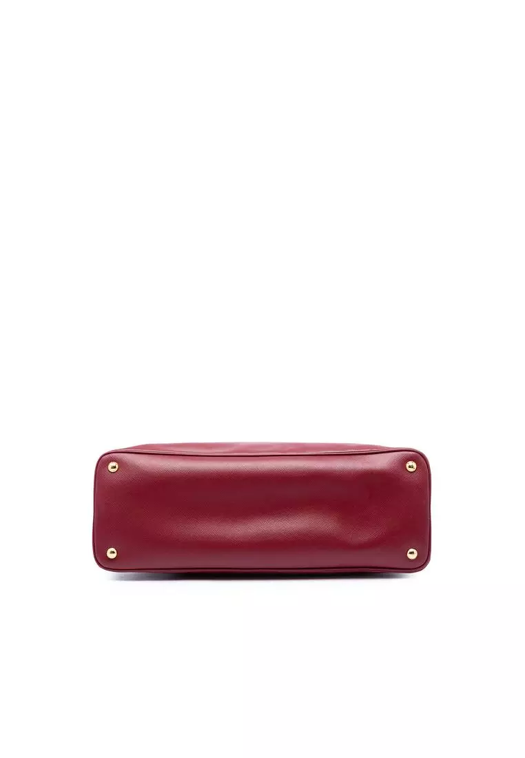 Pre-Loved Prada Extra Large Saffiano Lux Promenade Satchel