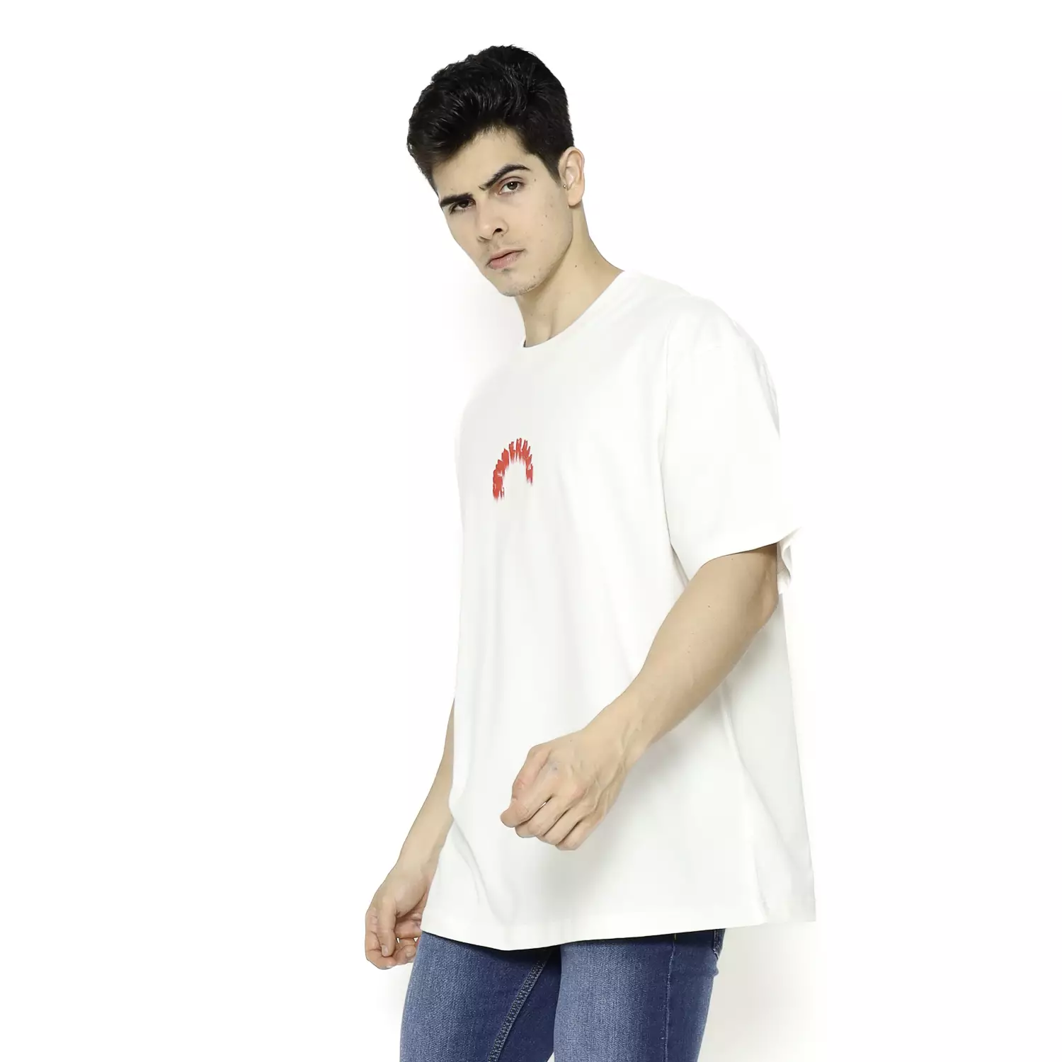 Spyderbilt Kaos lengan pendek Pria Story Oversize Men Tee Planet Surf