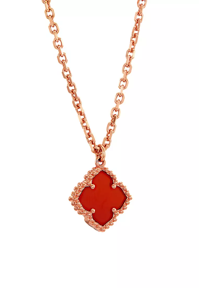 HABIB AL-ZAHRA | Carnelian Necklace in 750/18K Rose Gold 561031224(RG)-CARN