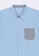 BENCH blue Woven Short Sleeve Polo C5E0CAA612B462GS_3