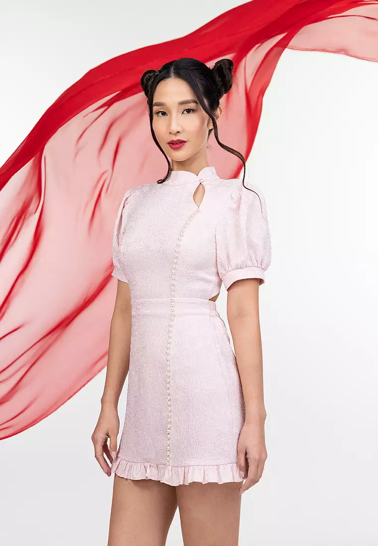 Zalora pink outlet dress