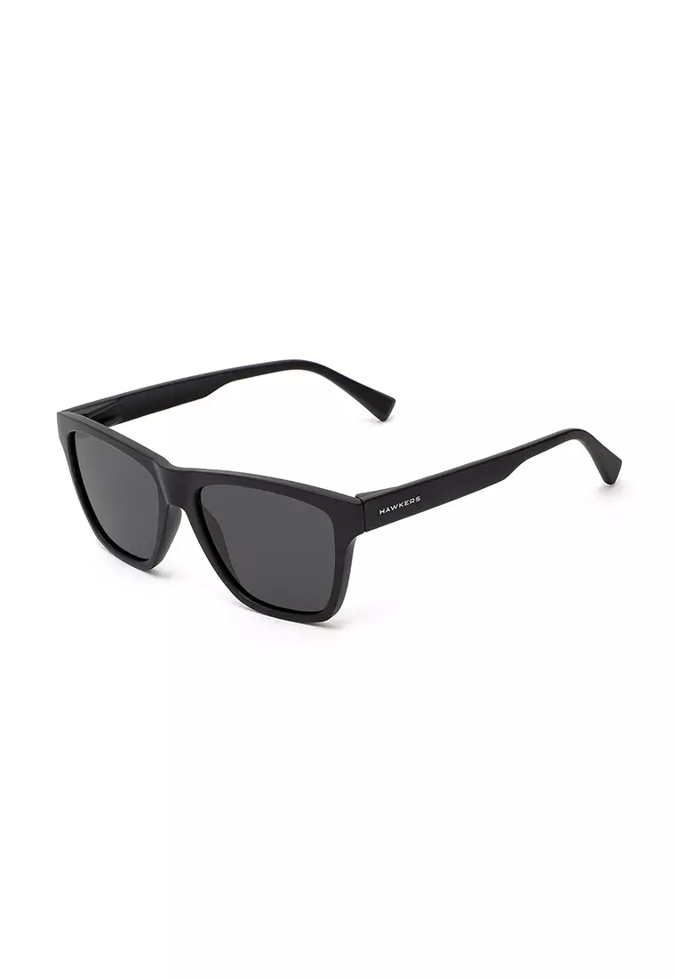 HAWKERS Black Dark ONE LS Sunglasses for Men and Women, Unisex UV400 Protection Official Product Designed in Spain