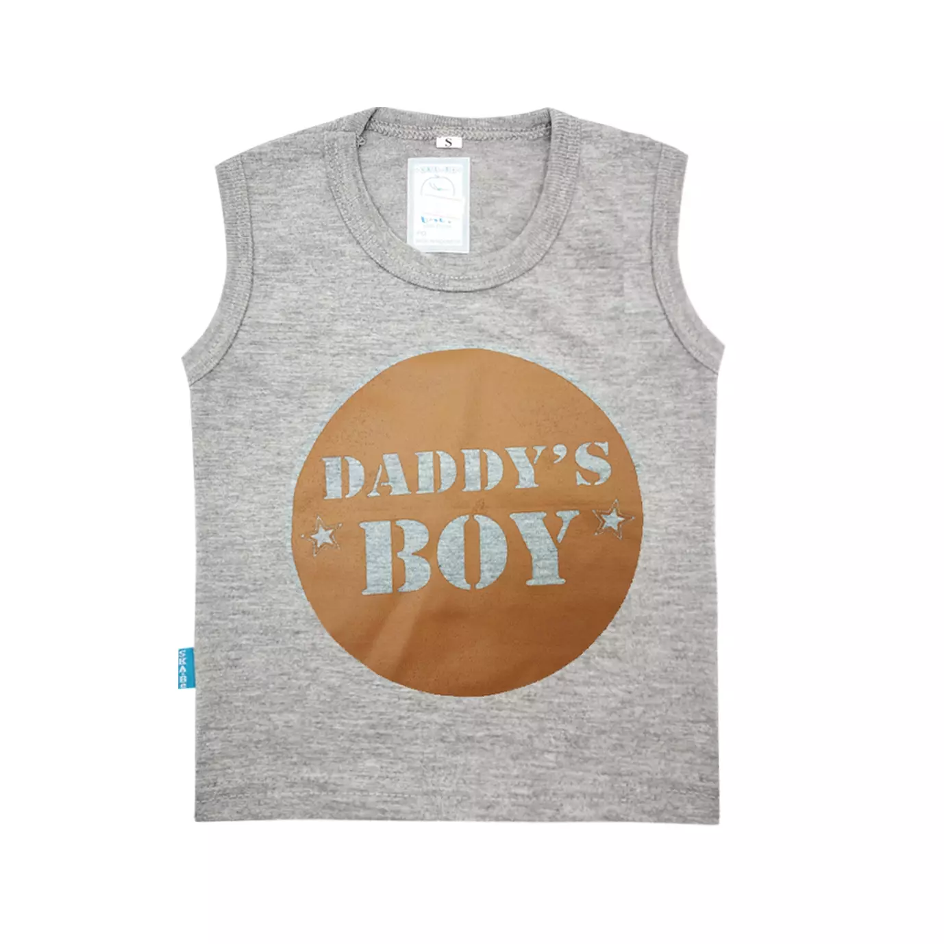 Wakakids Baju Singlet Bayi Anak Laki Laki Motif Daddy Boy Setelan Celana Kaos Usia 0 Bulan Hingga 6 Bulan 3370