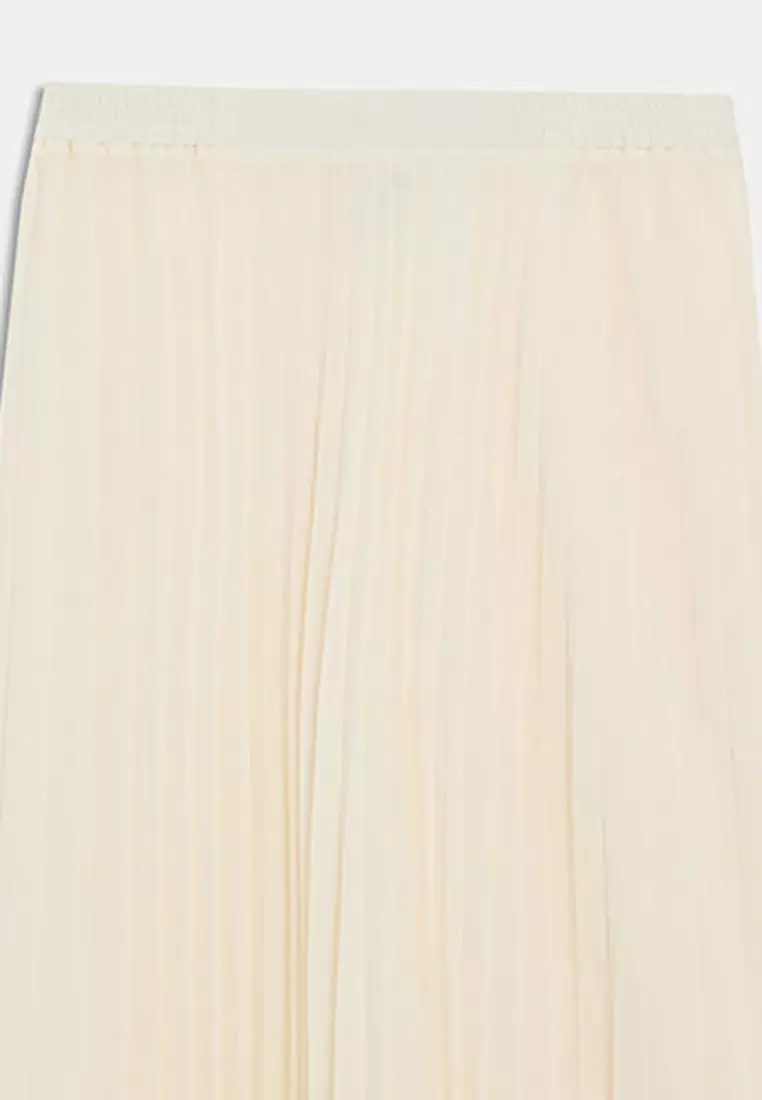 Plissé Pleated Midaxi Skirt