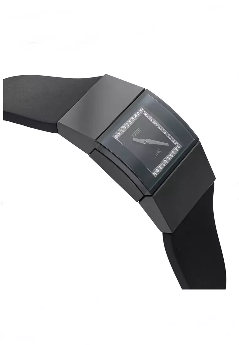 V10K Black Ceramic Diamond Lady Watch RO-R96621709