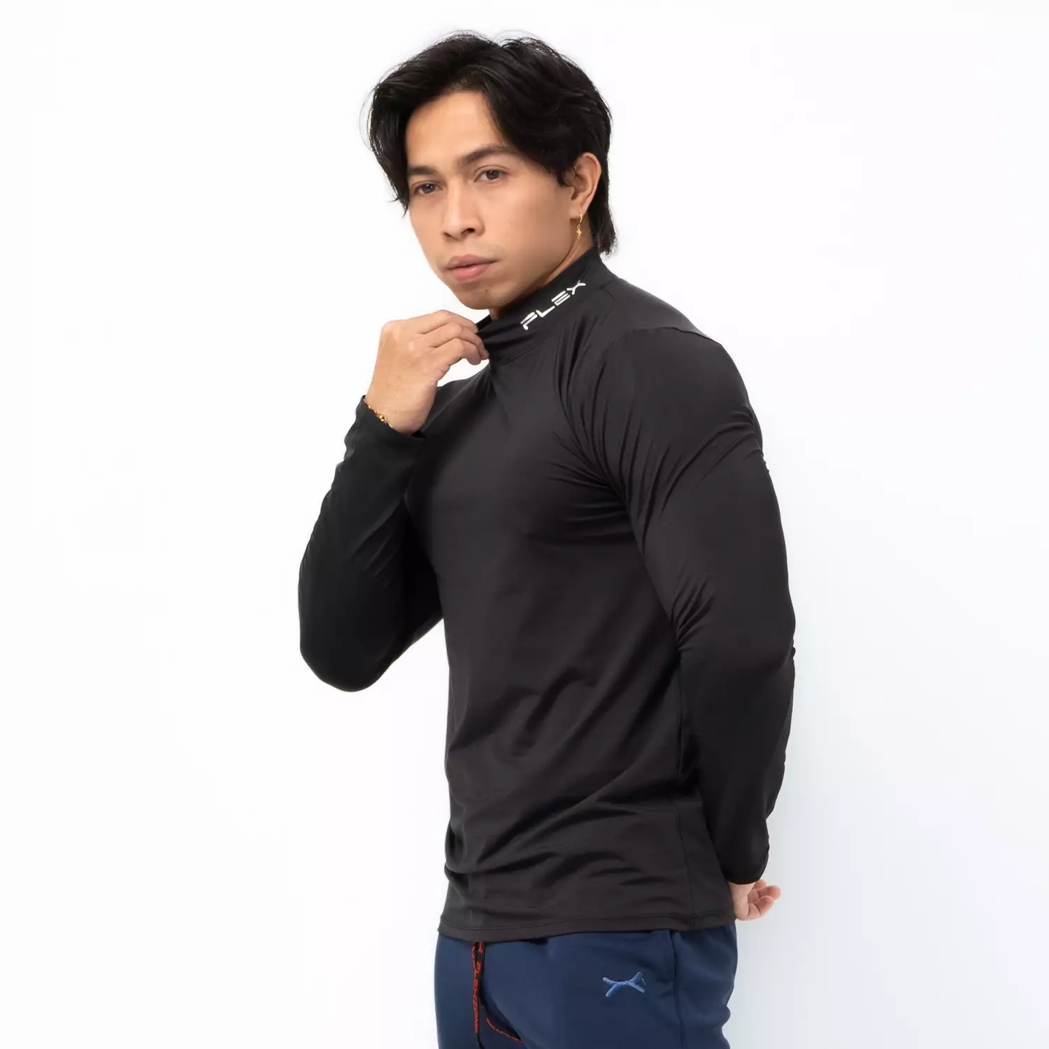 Baselayer Turtleneck Long Sleeves Black
