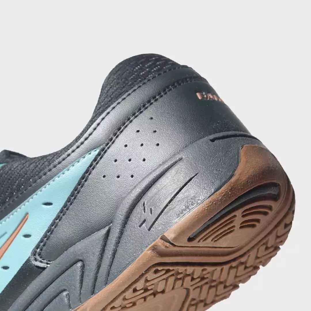 Eagle Sepatu Badminton Vibra - ABU TUA/HITAM