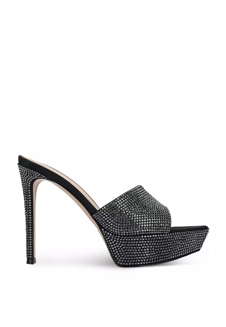 Discount on Gianvito Rossi  shoes - SKU: Betty Platform Crystal Heels (Ik)