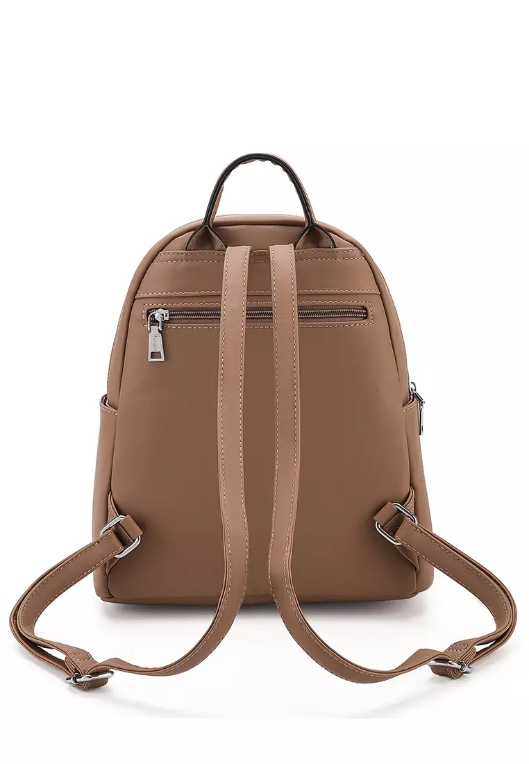 GYKACO LEIKA Khaki - Tas Ransel Wanita - Fashion Backpack (IMPORT)