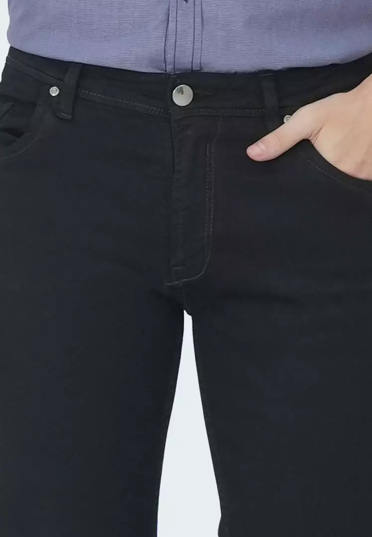 LGS - Jeans Denim Pria - Celana Panjang - Perfect Fit - Hitam - JPF.494.PS100.045.C