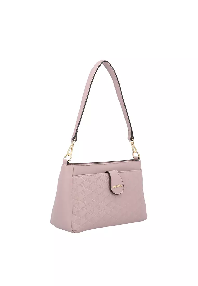 Megan Top Handle Bag - Taupe