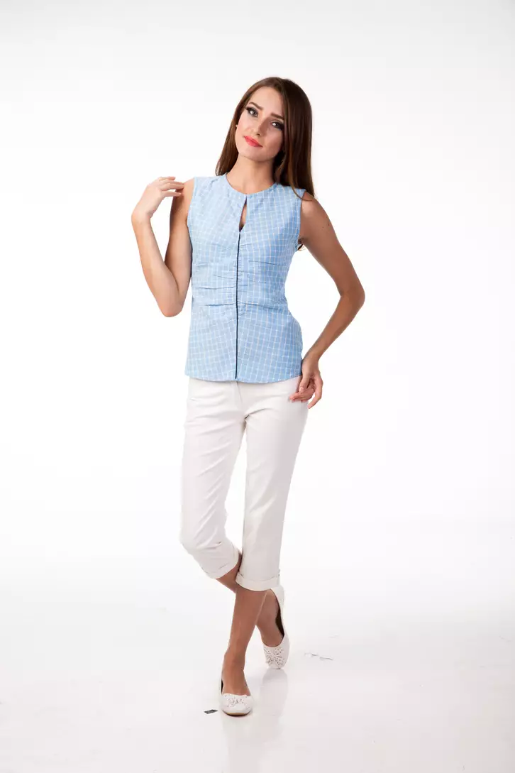 Sophistix Dee Blouse in Blue