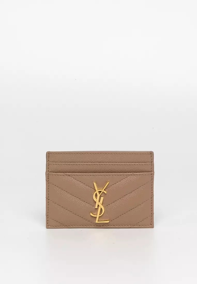 Ysl nude 2025 card holder