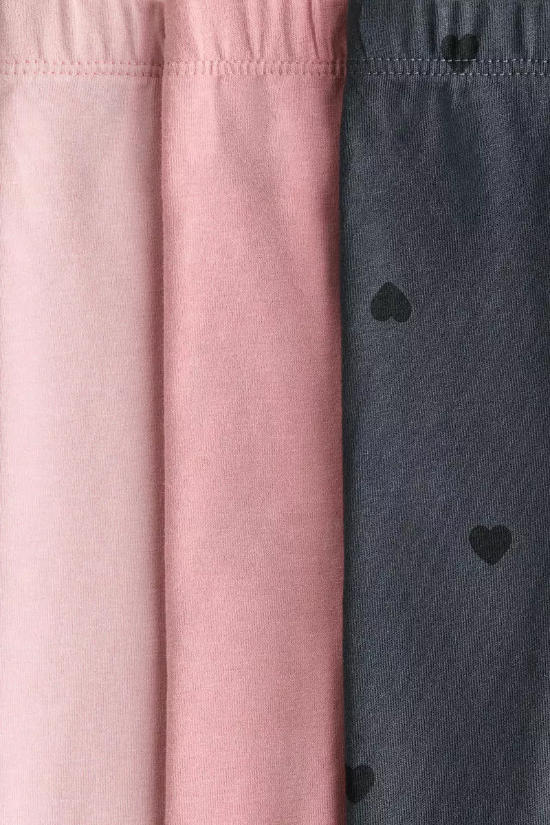 3-pack cotton jersey leggings