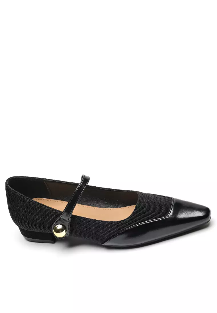 Discount on Twenty Eight Shoes  shoes - SKU: Elastic Knit Stitched Mary Jane Shoes WW8376-2