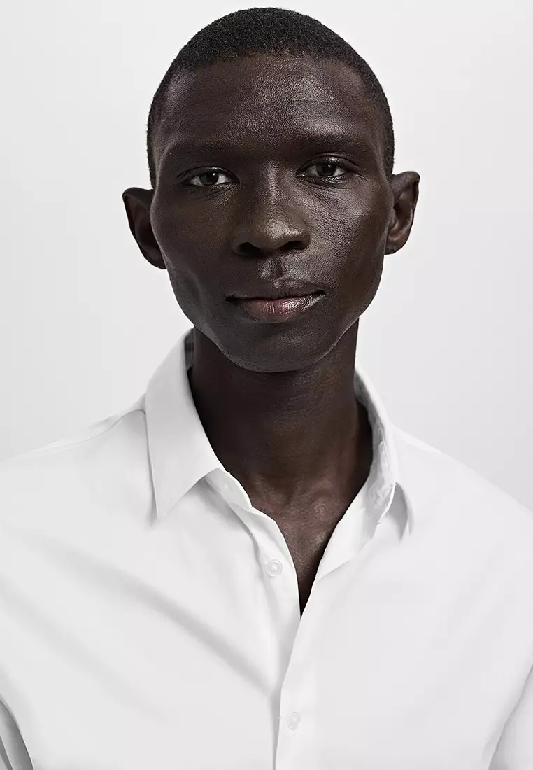 Slim Fit Cotton Suit Shirt