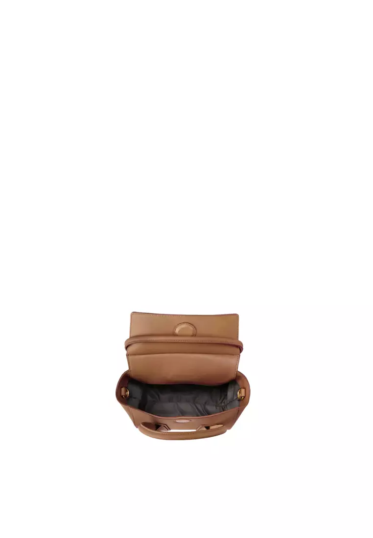 UNNI Mini Top Handle Bag - Caramel