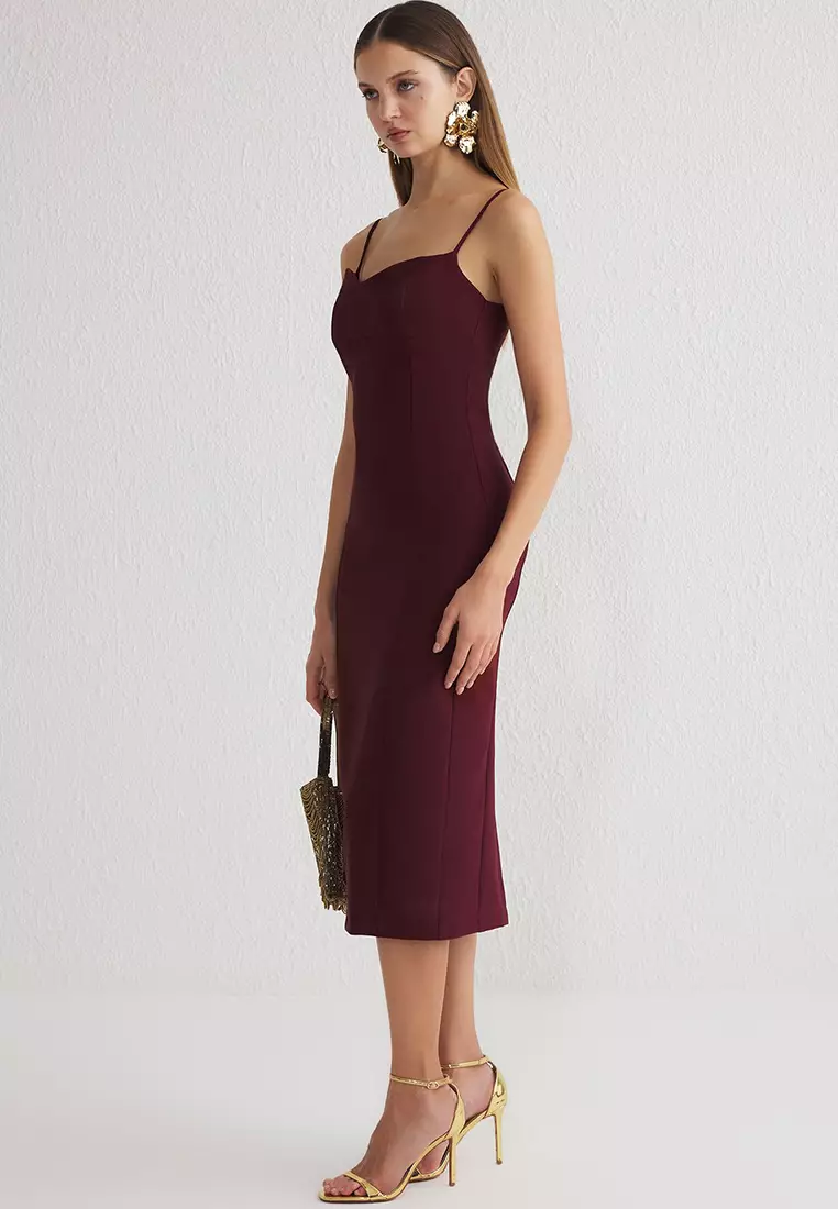 Midi Spaghetti Strap Dress