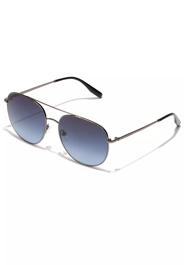 HAWKERS Metal Blue Denim Swag Sunglasses For Men And Women, Unisex. Official Product Designed In Spain