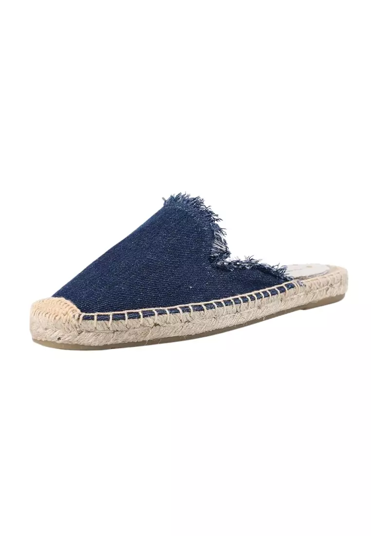 Discount on The Lounge Edit  shoes - SKU: Shea Slippers - Blue