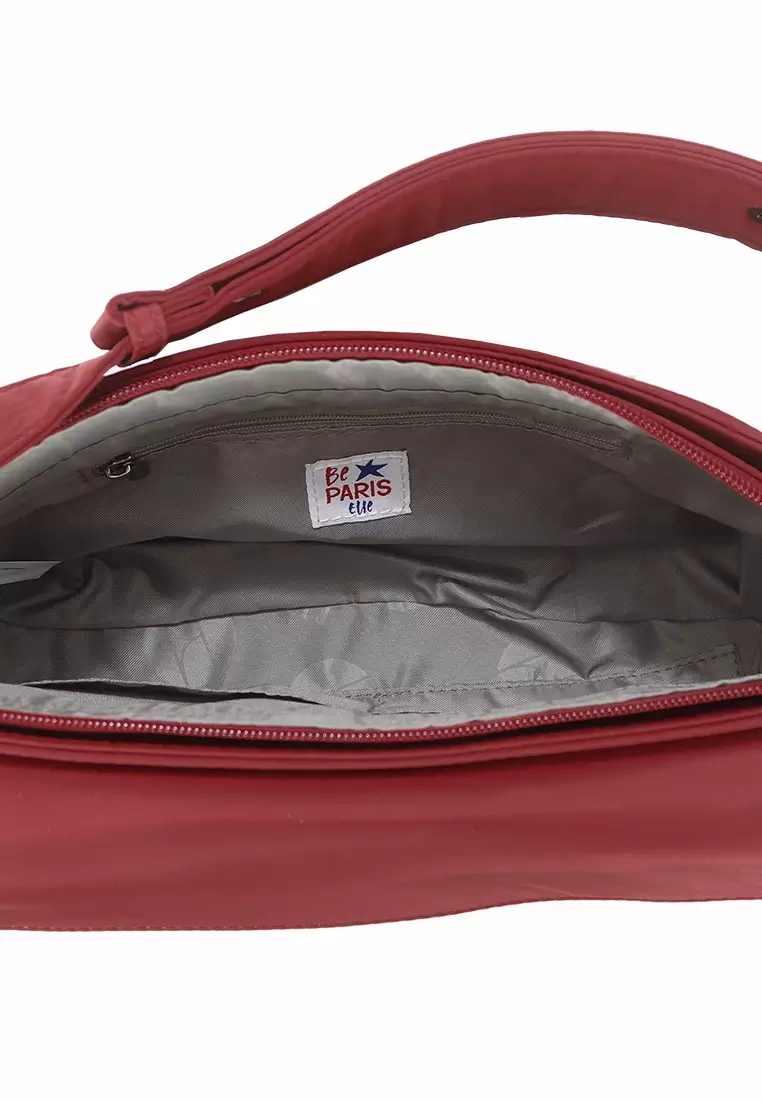 Elle Handbag B05-EL-3216 Red With Pouch acc