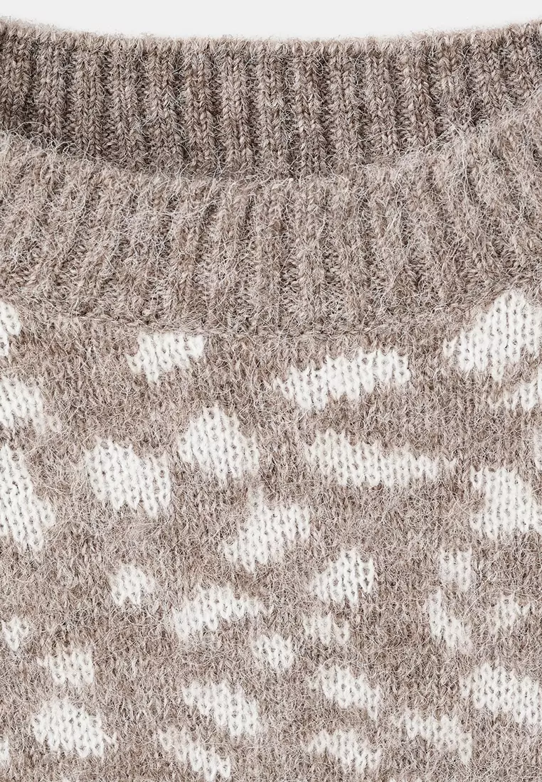 Animal Print Sweater