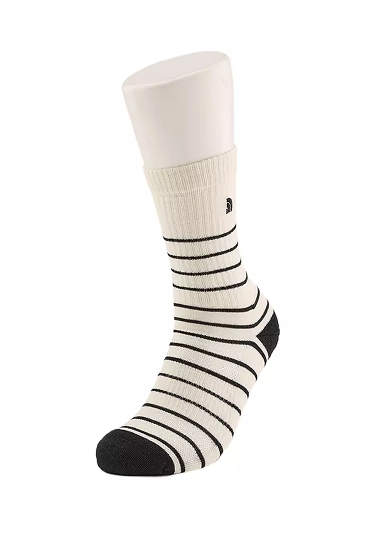 Unisex Stripe Sock Crew 2 Pack