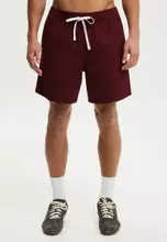 Burgundy Seersucker