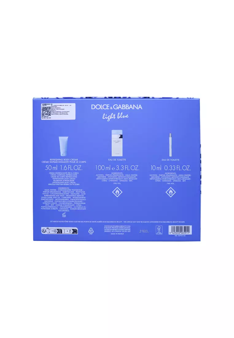 Dolce & Gabbana Light Blue Woman (Gift Set A) 100+10 ML+50 ML