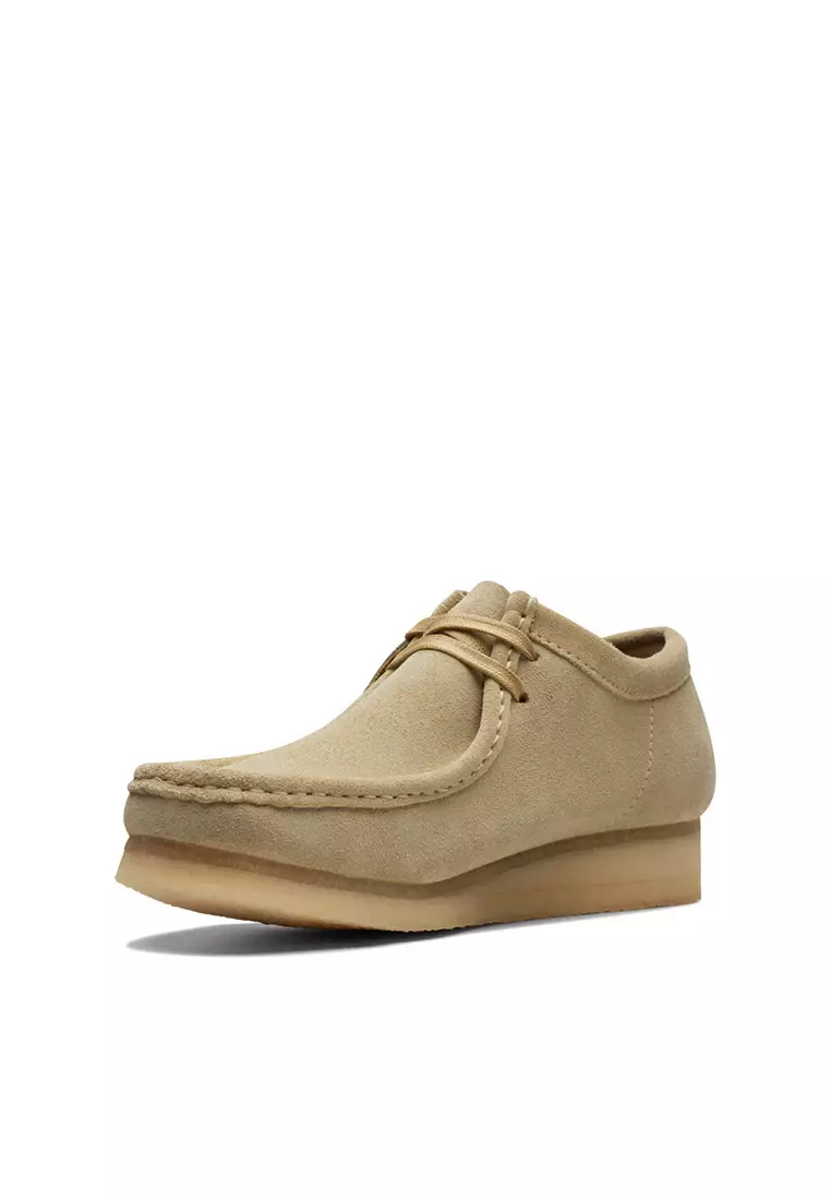 Mens Wallabee Shoes - Maple Suede