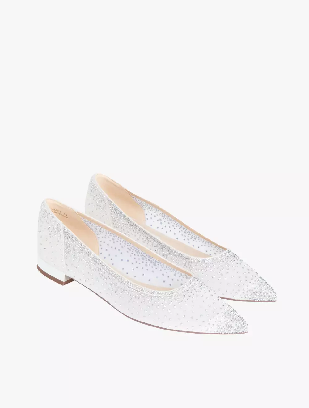 Staccato 9A961-WHT Flats - White