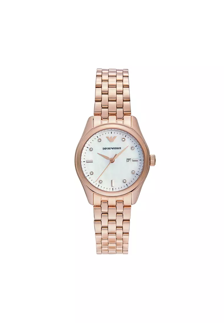 Buy Emporio Armani Antonia Rose Gold Stainless Steel Watch AR11615