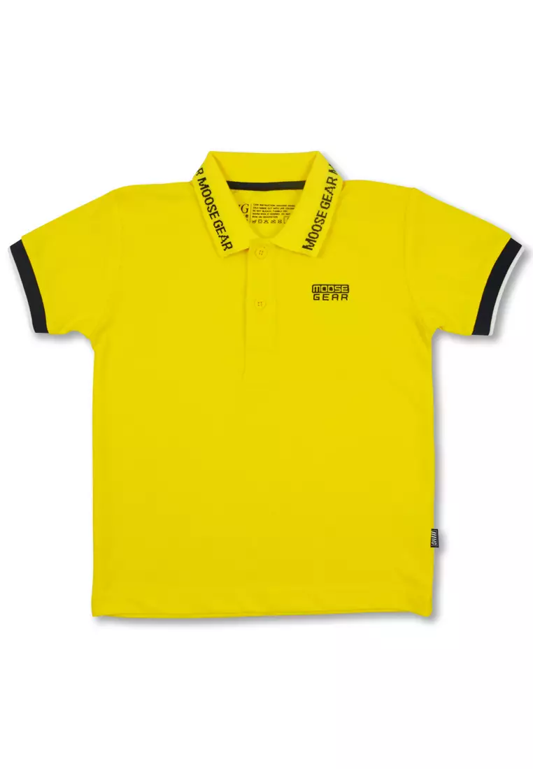 Buy Moose Gear Boys Polo Shirt With Print And Embro Details 2023 Online ZALORA Philippines