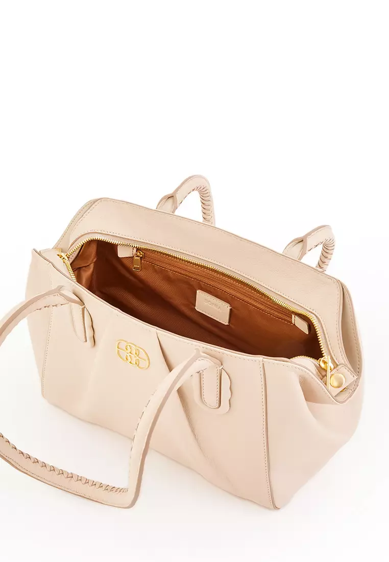 Beige Paloma Tote Bag