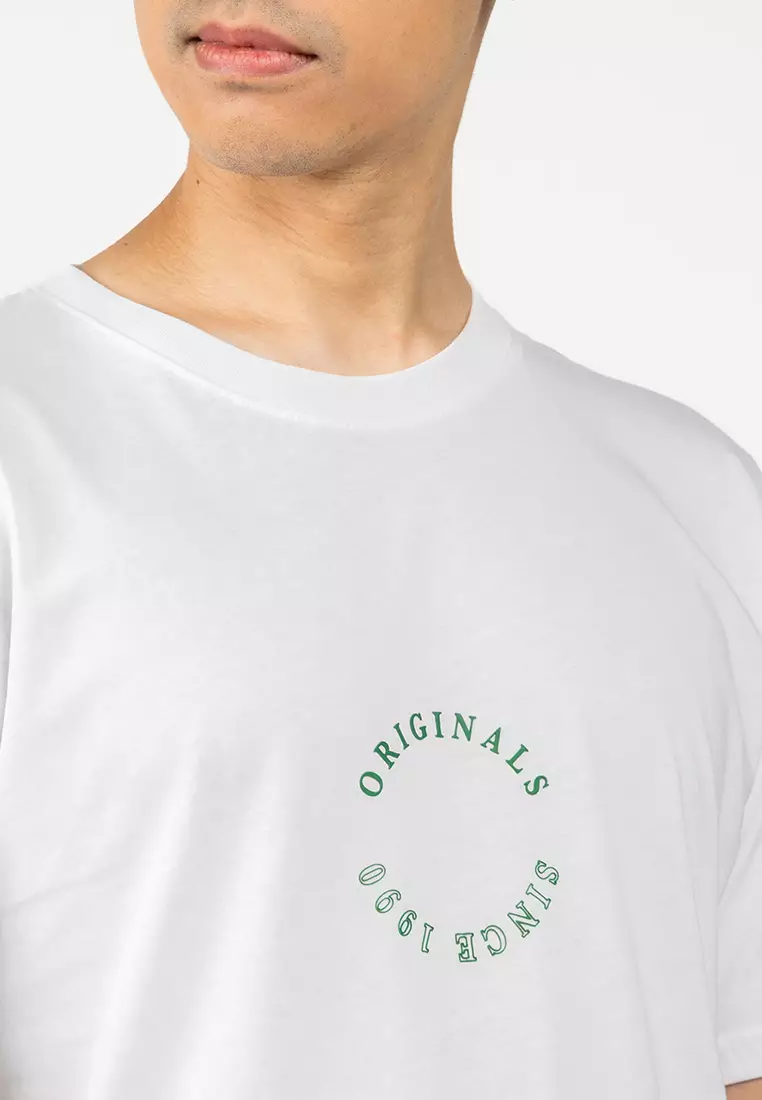 Short Sleeve Crew Neck Minimal Tee