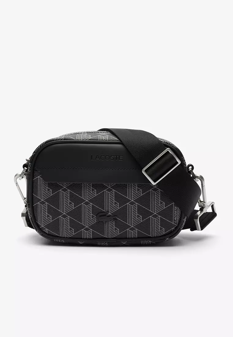 Lacoste Men's The Blend Small Monogram Crossbody Bag