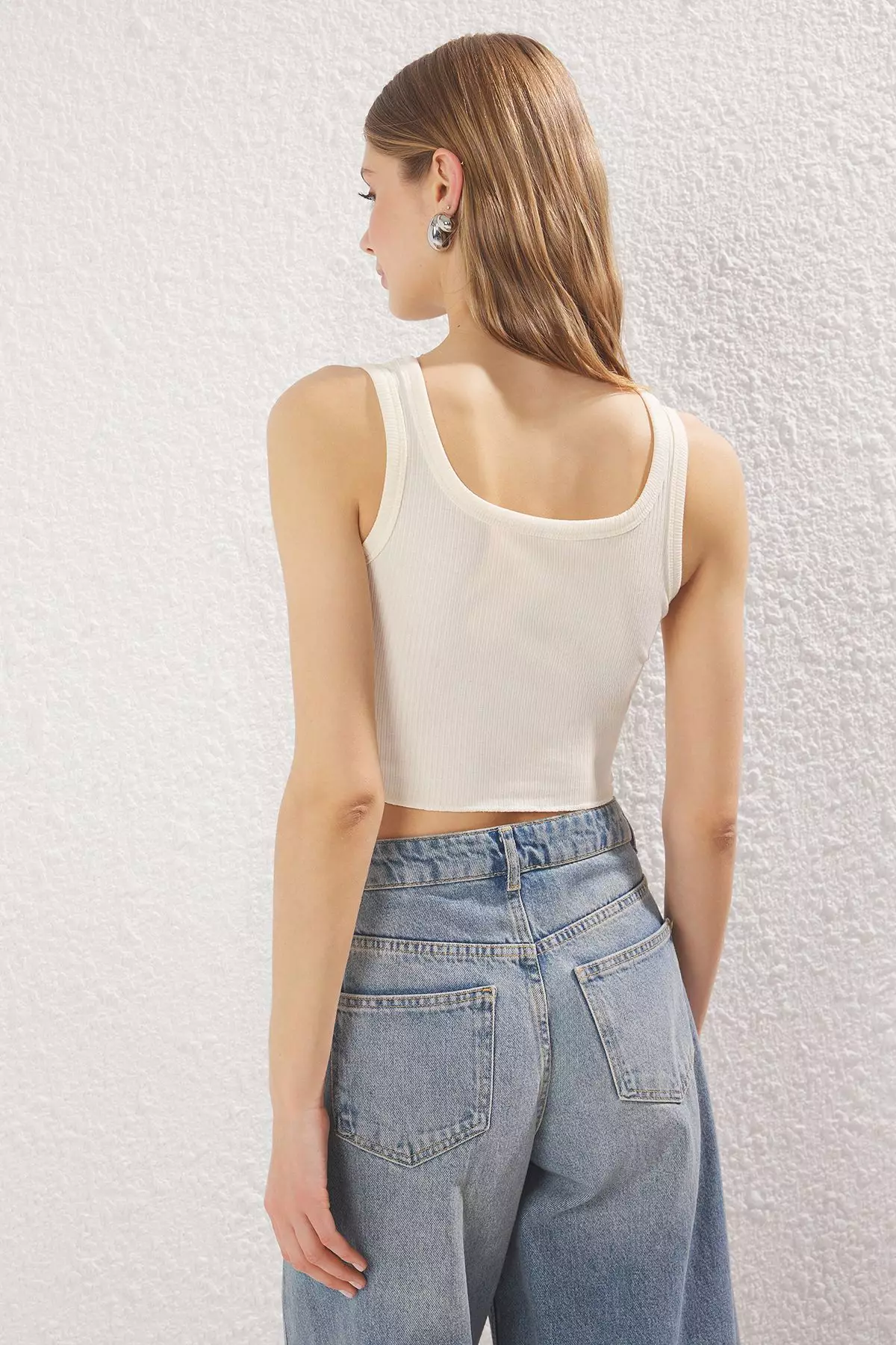 Stone-Burgundy-Black-Grey 4-Pack Fitted/Body-Smoothing Knitted Undershirt TWOSS25AL00057