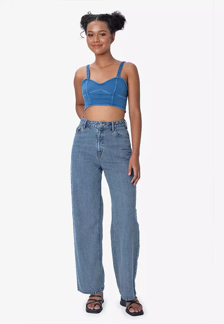 Buy JUST G Teens High Waisted Straight Leg Fit Denim Jeans 2024 Online