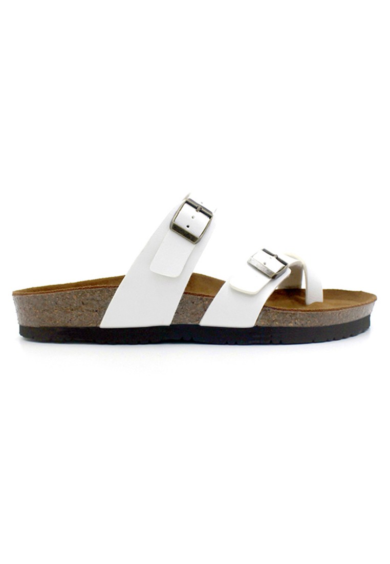Dublin - White Sandals & Flip Flops
