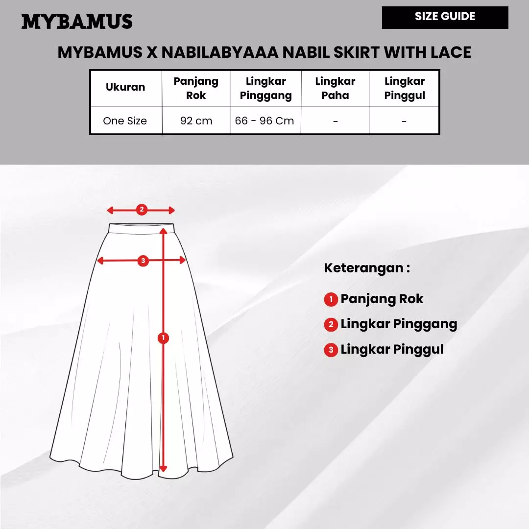 Nabil Skirt with Lace Rok Vintage - Broken White M19797 R10S1