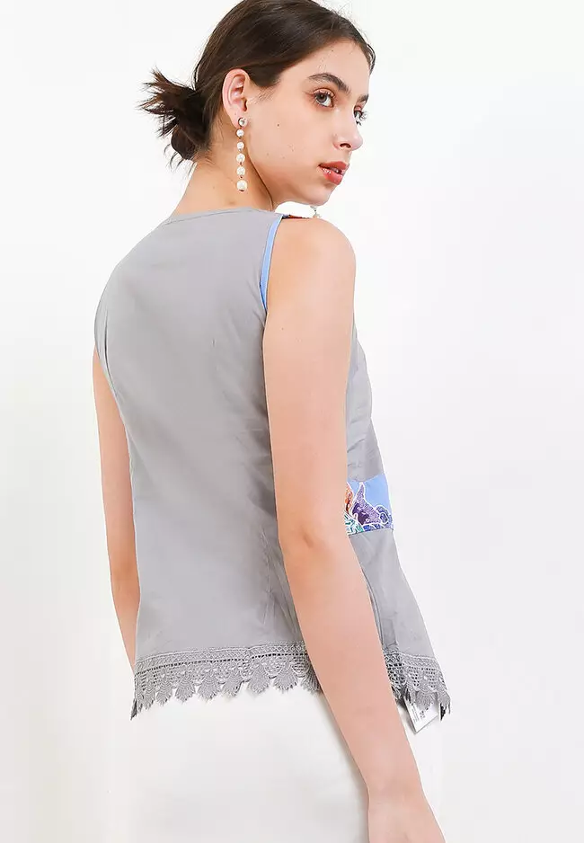 Kebaya Kutung Senada List Batik