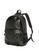 Lara black Plain Zipper Backpack - Black 7F6EEAC7361D9CGS_3