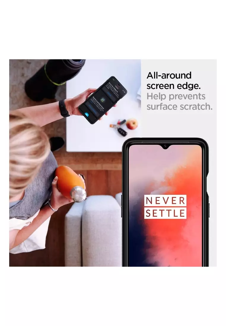 Tempered Glass Oneplus 7t Spigen Screen Protector One Plus Pro