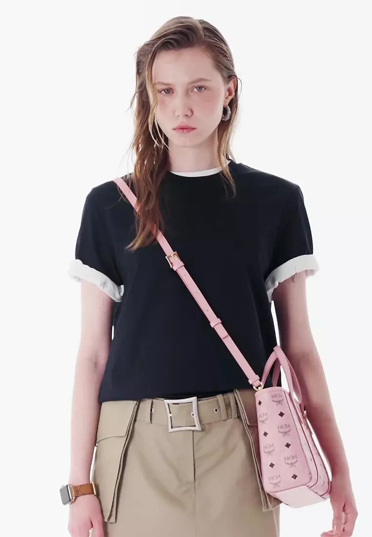 Toni Top-Zip Shopper in Visetos