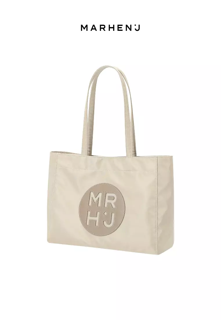 BONO Nylon Shoulder Bag Beige